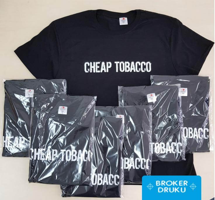 CHEAP TOBACCO koszulki t-shirt znakowanie broker druku